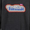 Women's - Barbie - I'm Allen Lightweight French Terry Wide Neck Long Sleeve Shirt - 2 of 4