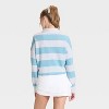 Women's Game Day Striped Cropped Long Sleeve Polo T-Shirt - JoyLab™ - 2 of 3