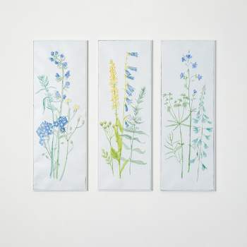 Sullivans Herb Inspired Wall Panel Set of 3, 35.75"H Multicolored