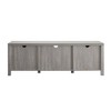 Modern Industrial Barn Door TV Stand for TVs up to 80" - Saracina Home - 4 of 4