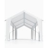 Galvanized Steel PE 8-Leg Canopy Sunshade 13x20, Water-Resistant, Durable, UV Protection, Heavy-Duty Metal Frame - 4 of 4