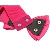 Allegra K Women Elastic Belt Wide Stretchy Cute Bowknot Wedding 2 Pcs - 4 of 4