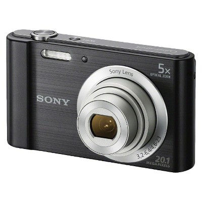 Sony W800/B 20MP Digital Camera with 5X Optical Zoom