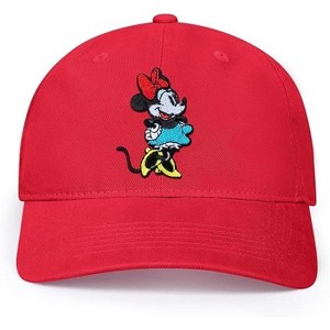 Disney Adult Baseball Cap, Minnie Mouse Adjustable Mom Hat - 1 of 3