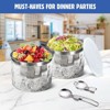 Aoibox 4-Pack Chilled Dip Bowl with Lid, Ice Serving Dish for Parties, Perfect for Hummus, Salsa, Guacamole, Sauces & Pasta - 4 of 4
