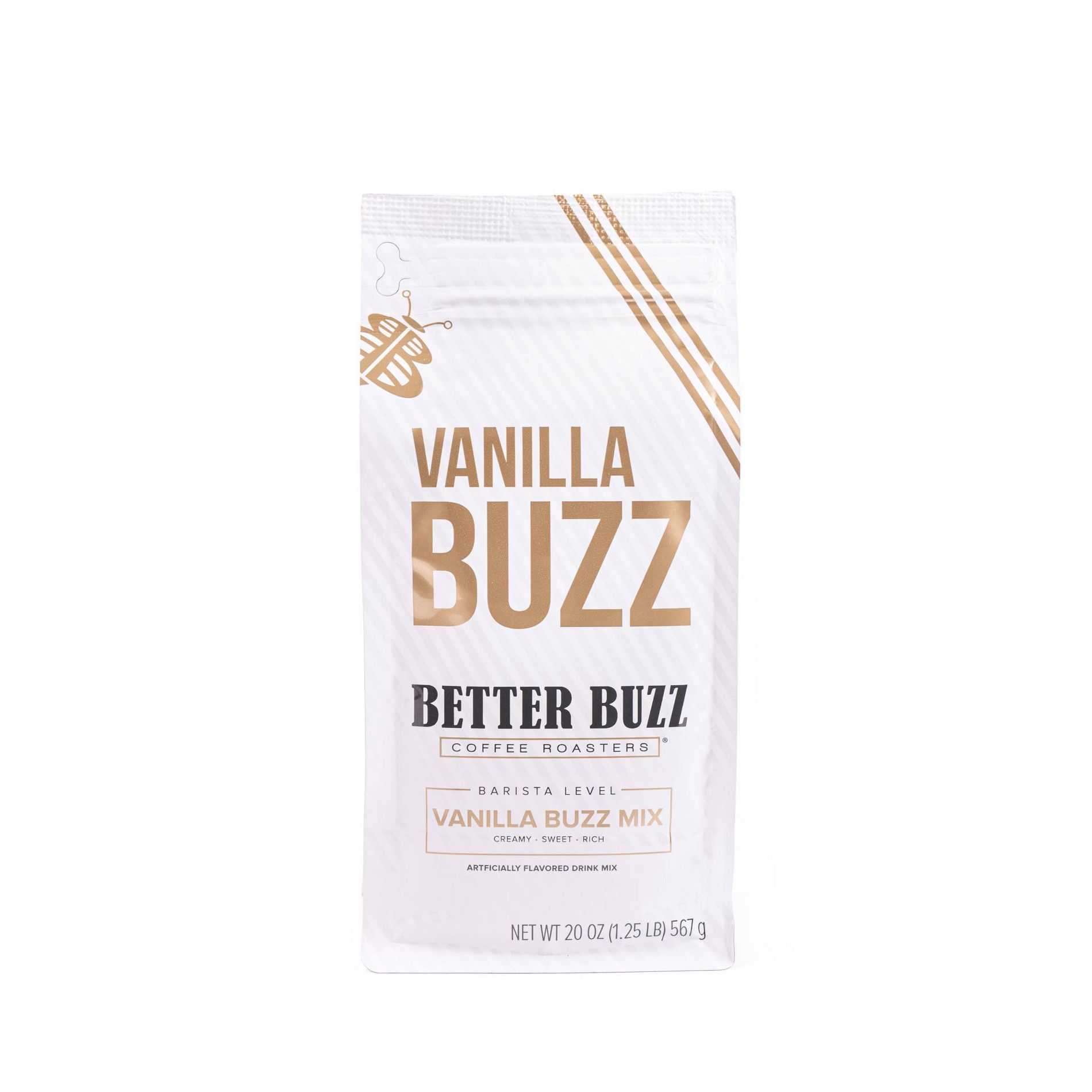Better Buzz Vanilla Buzz Powdered Light Roast Creamer - 20oz