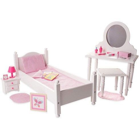 Playtime by Eimmie Furniture Cafe Cart with Accessories-18 inch Doll