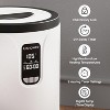 Towel Warmers for Bathroom 20L, Smart LCD Display Towel Warmer Bucket with 24H Preset Timer, Adjustable Temperature Modes, Fits 2 Oversized Towels - 2 of 4