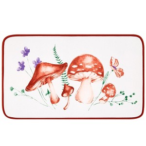 Stella Mushroom Memory Foam Bath Rug - 1 of 3