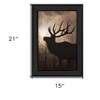 HomeRoots Elk Sunrise Black Framed Print Wall Art - 3 of 4