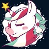 Men's Design By Humans Striped Christmas Unicorn By rasok Tank Top - 2 of 3