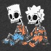 Boy's The Simpsons Skeleton Bart and Lisa T-Shirt - 2 of 4