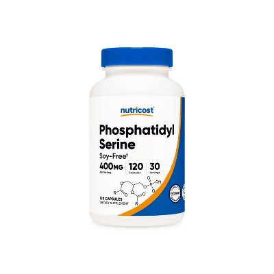 Nutricost Phosphatidylserine Capsules (Soy-Free) (400 MG) (120 Capsules)