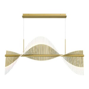 Eurofase Lighting Voltik 144 - Light Chandelier in  Gold - 1 of 3