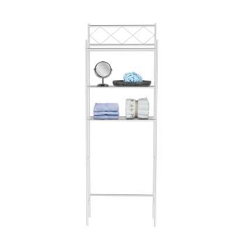 Metal Over The Toilet Space Saver and Organizer - J&V TEXTILES