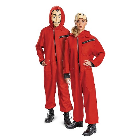 Disguise Adult Netflix's Money Heist Jumpsuit Costume : Target