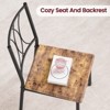 Dining Table Set for 2, Kitchen Table and Upholstered Chairs, 3-Piece Dining Room Table Set for Small Space, Apartment - 4 of 4