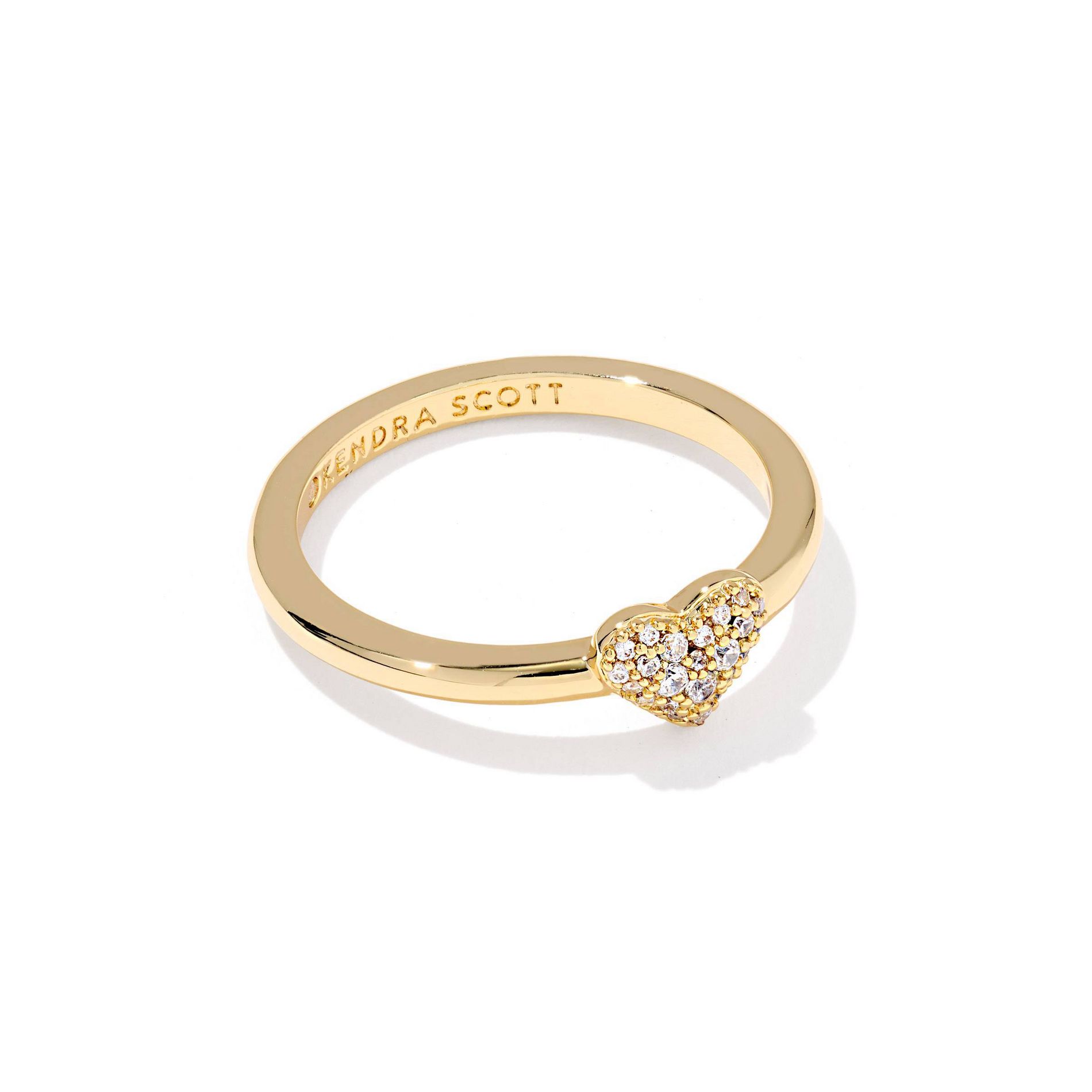 Kendra Scott Anna Pave Band Ring - Gold 7