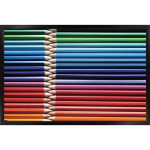 Trends International Tom Quartermaine - Colored Pencils Framed Wall Poster Prints - 1 of 4
