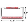 Shippensburg University Alumni Logo Full Size Standard License Plate Metal Frame - 4 of 4