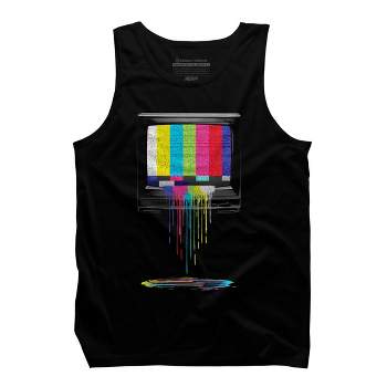 Men's Design By Humans Retro TV By clingcling Tank Top