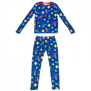 Kids Super Mario Bros. Level-Up 2-Piece Warm Base Layer Set - Large - 1 of 3