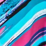 teal painterly stripes