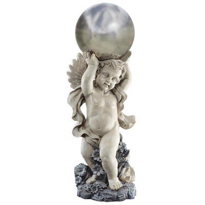 Design Toscano Cheltenham Garden Cherub Statue - Off-White