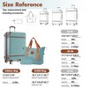 Kumasinova 24/28"Luggage Sets 3 Pcs Suitcases with Spinner Wheels,ABS Hard Case Luggage with TSA Lock,Airline-Approved Durable Luggage - 2 of 4