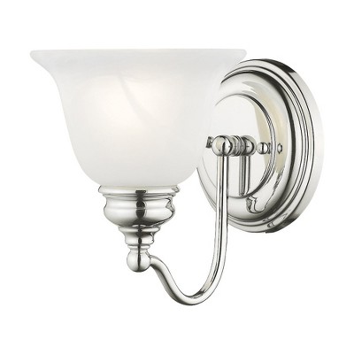 Livex Lighting Essex 1 - Light Vanity in  Polished Chrome