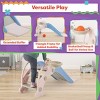 Hey Play Toddler Slide with Basketball Hoop, Pink - 2 of 4