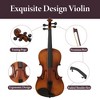 Whisen Professional 4/4 Full Size Violin Set, Durable, Lightweight Design with Stable Rich Sound - 2 of 4