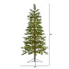 6.5ft. Fir Artificial Christmas Tree with 250 Clear Warm LED Lights and 208 Branches – Charming Holiday X-Mas Glow - 2 of 4