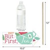 Big Dot of Happiness Funny Floral Let's Par-Tea - Garden Tea Party Photo Booth Props Kit - 10 Piece - 3 of 4