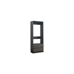 HomeStock Prosper 32"  Wood Walk-in Closet with Two Drawers - 1 of 4