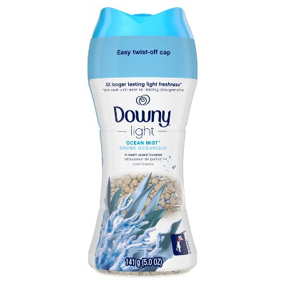 Downy Light Laundry Scent Booster Beads for Washer, Ocean Mist, 5 oz, with No Heavy Perfumes