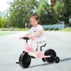 Infans 4-in-1 Kids Training Bike Toddler Tricycle w/ Training Wheels & Pedals Pink - 2 of 4