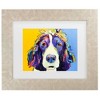 Trademark Fine Art Pat Saunders-White Sadie Matted Framed Art - 2 of 4