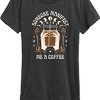 Women's - Instant Message - Someone Manifest Me a Coffee Short Sleeve Graphic T-Shirt - 2 of 4
