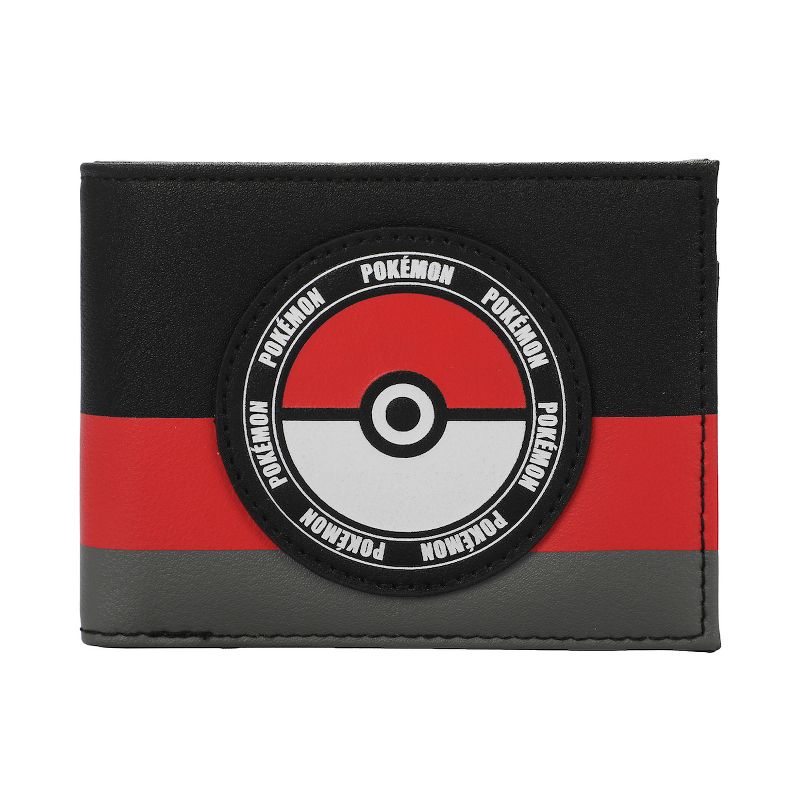 Pokemon Pokeball Men's Tri-Color Bifold Wallet, 1 of 7