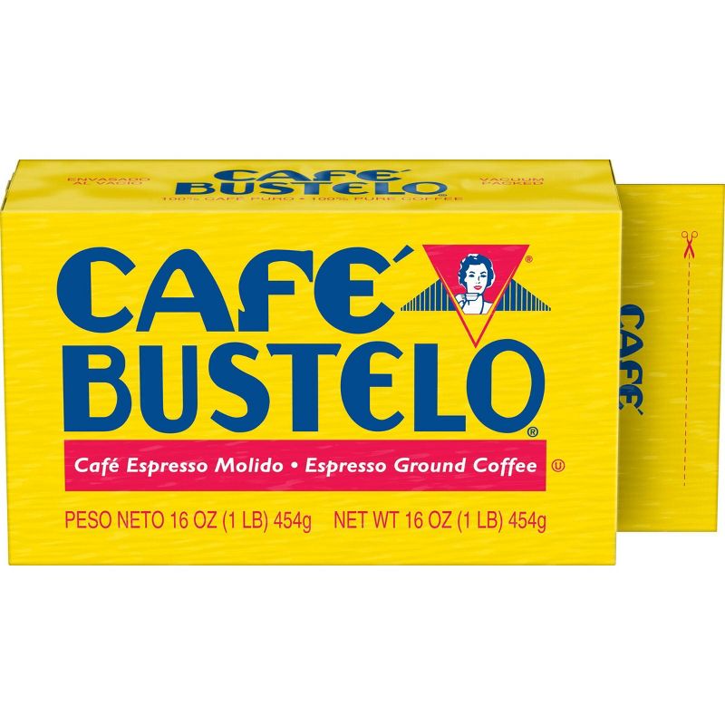 Caf&#233; Bustelo Espresso Dark Roast Vacuum-Packed Brick - 16oz, 1 of 7