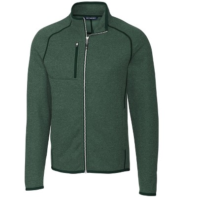 Cutter & Buck Mainsail Sweater-knit Mens Full Zip Jacket - Hunter Heather -  Xxl : Target