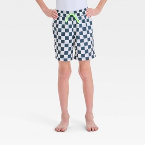 Boys' Checkered Swim Shorts - Cat & Jack™ - 1 of 3