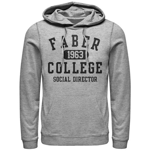 Men's Animal House Faber College Social Director Pull Over Hoodie : Target