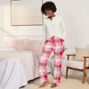 Lands' End Women's Petite Knit 2 Piece Pajama Set - Long Sleeve Top and Pants - 4 of 4