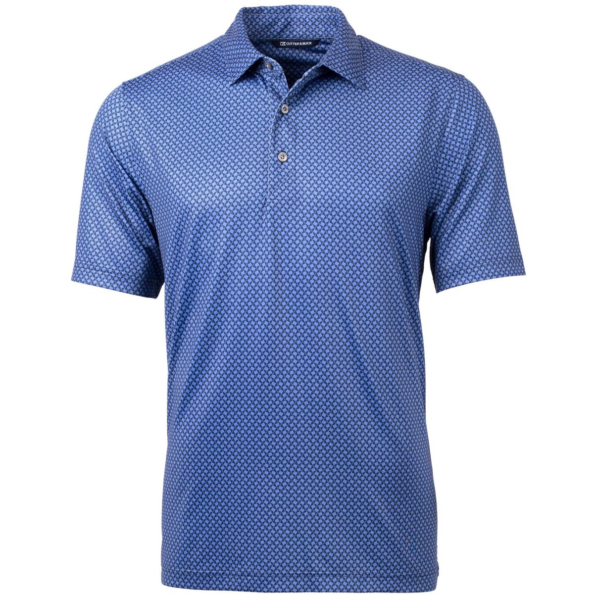 Cutter & Buck Pike Banner Print Stretch Men's Polo Shirt