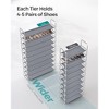 Shoe Rack with Shelves for Closet Entryway Shoe Organizer,Easy to Assemble Metal Shoe Storage Shelf,Black - 3 of 4