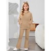 Girls Corduroy Tracksuit Sets Hoodie Tracksuits Girls Athletic Sets 2 Piece Sport Outfits Hoodie Sweatshirts with Bootcut Pants - 2 of 4
