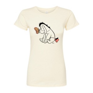 Women's - Disney - Eeyore And Butterfly Fitted Graphic T-Shirt - 1 of 2