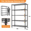 Adjustable Garage Wire Shelving Unit for Kitchen, Laundry Room, Pantry, Warehouse, Basement - 4 of 4